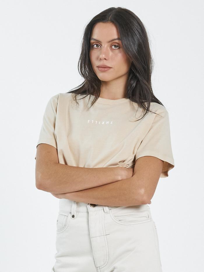 Minimal Thrills Relaxed Tee - Nude