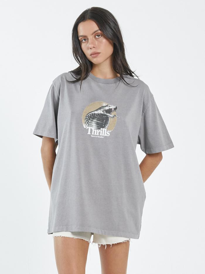 Paranoia Merch Fit Tee - Washed Grey