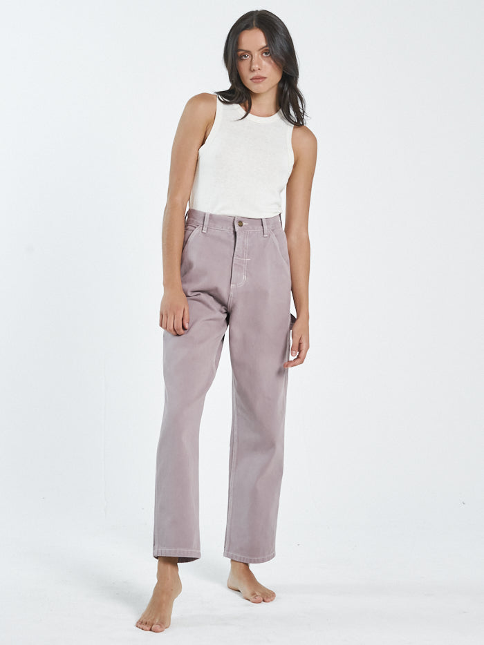 Carpenter Drill Pant - Dusty Lilac