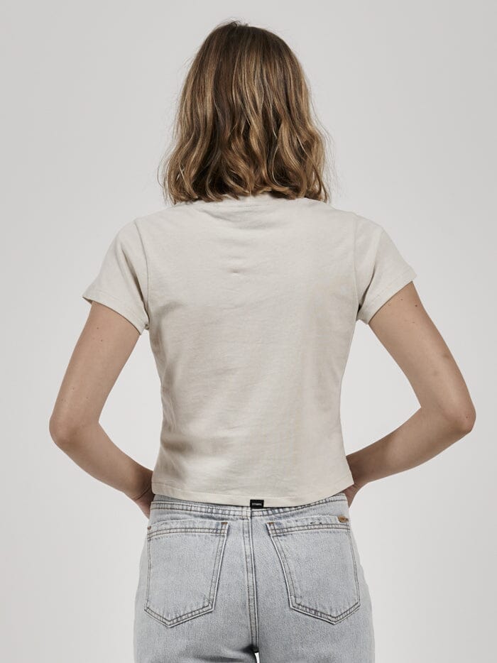 Triptych Mini Tee - Heritage White