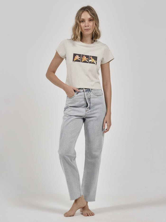 Triptych Mini Tee - Heritage White