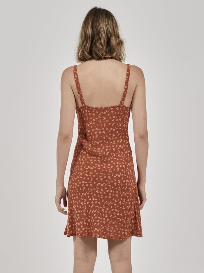 Romy Mini Slip Dress - Dusty Clay