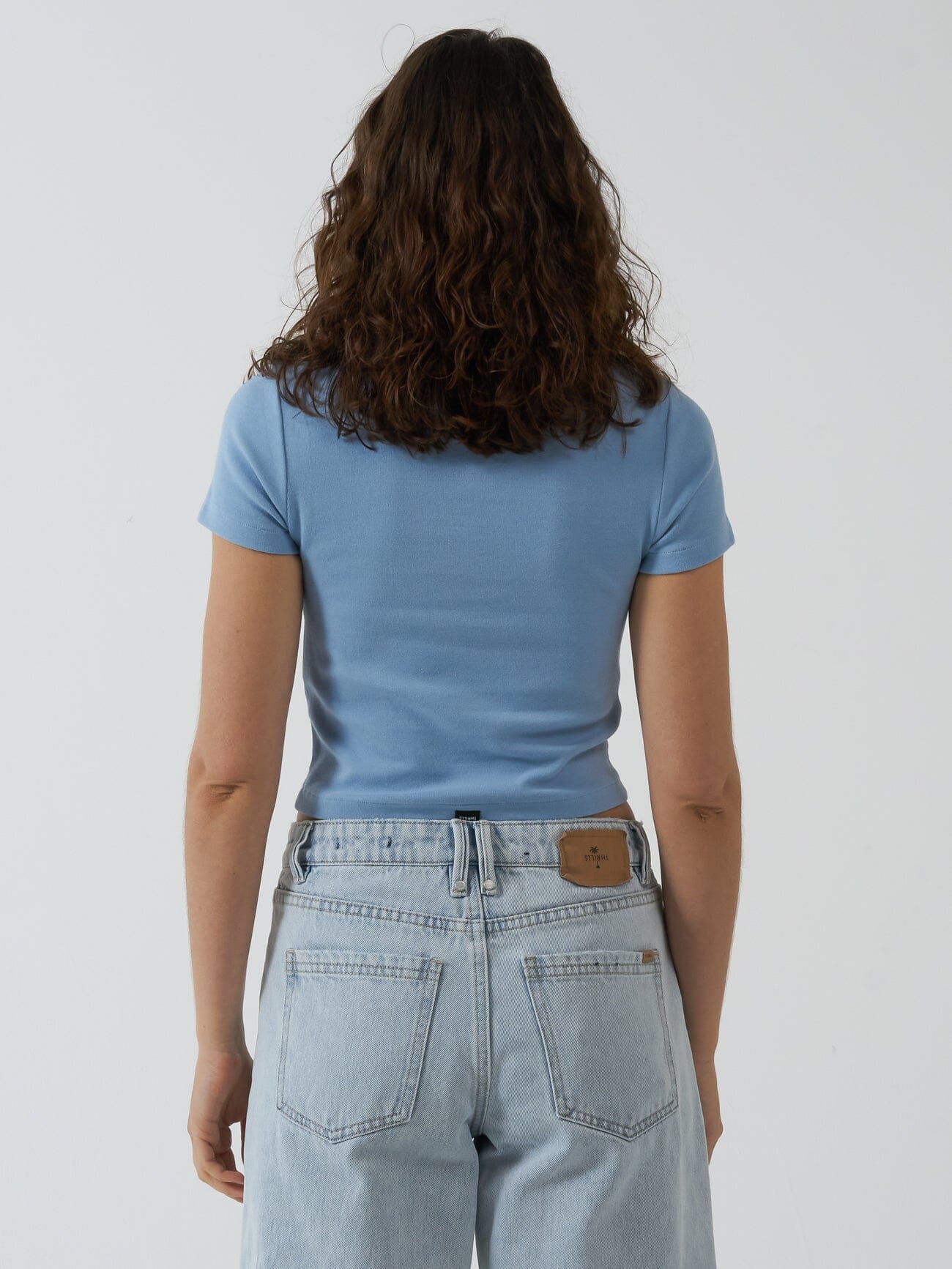 Split Decision Y2k Tee - Sea Blue