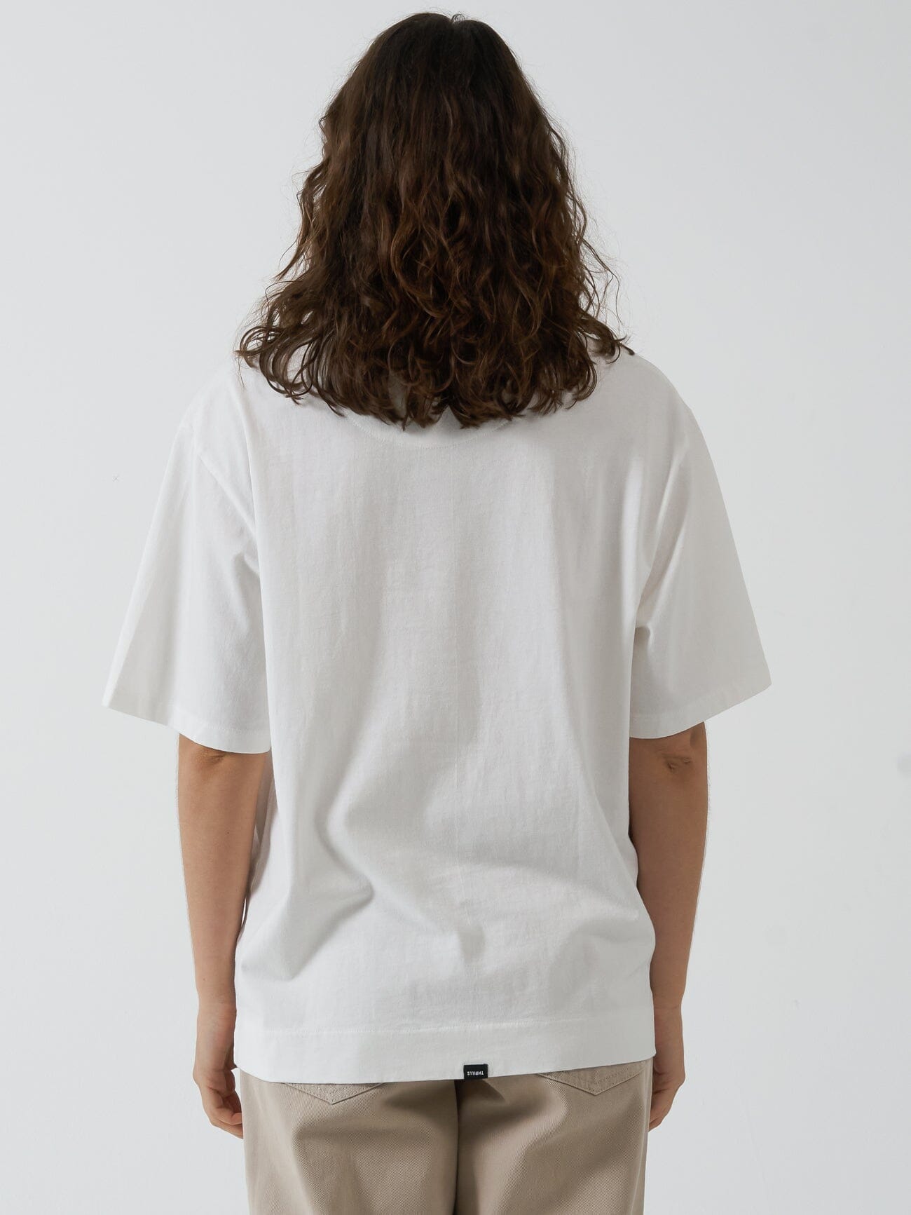 Flux Arc Box Tee - Dirty White