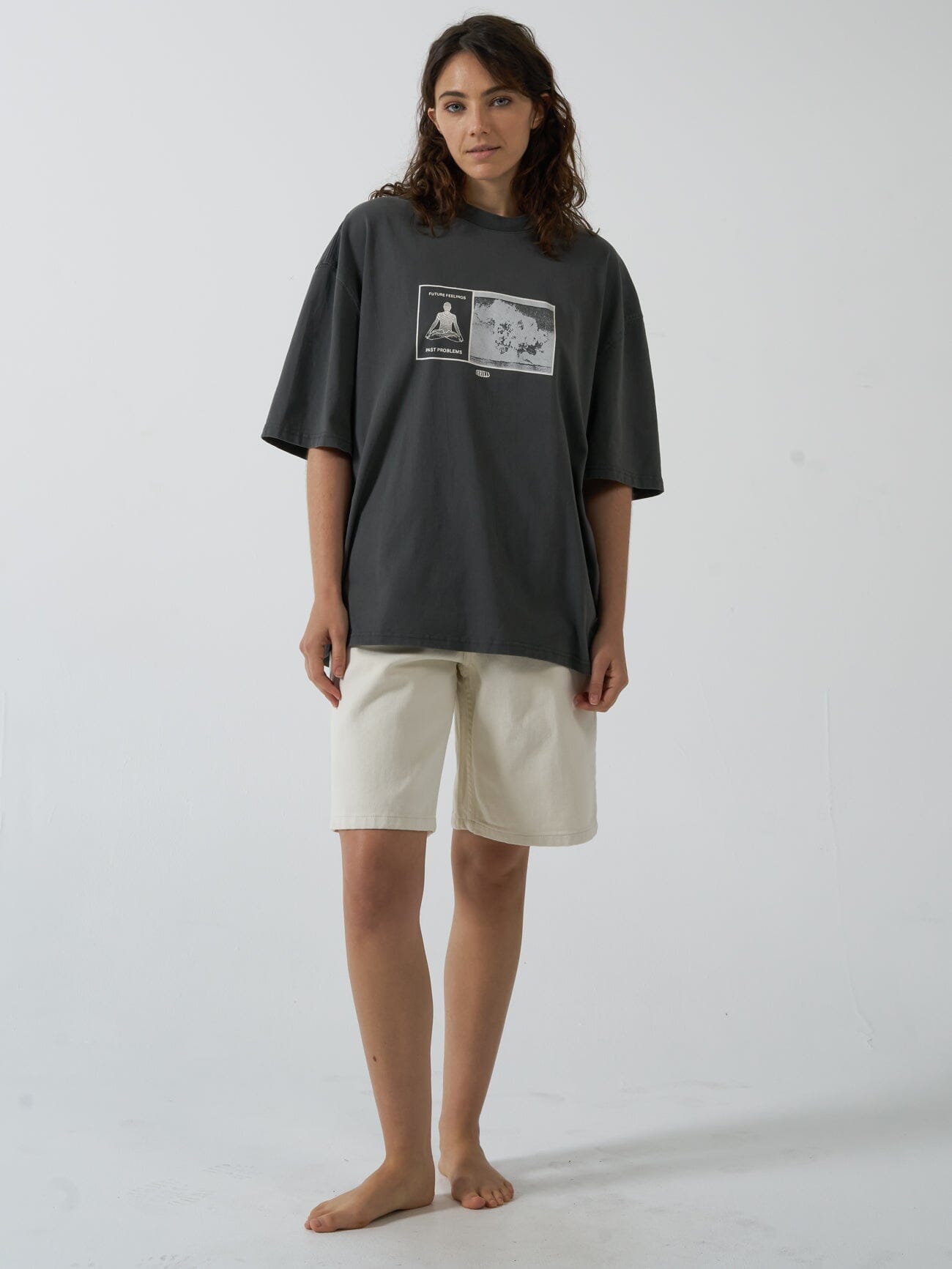 Perceptive Reality Oversized Tee - Merch Black