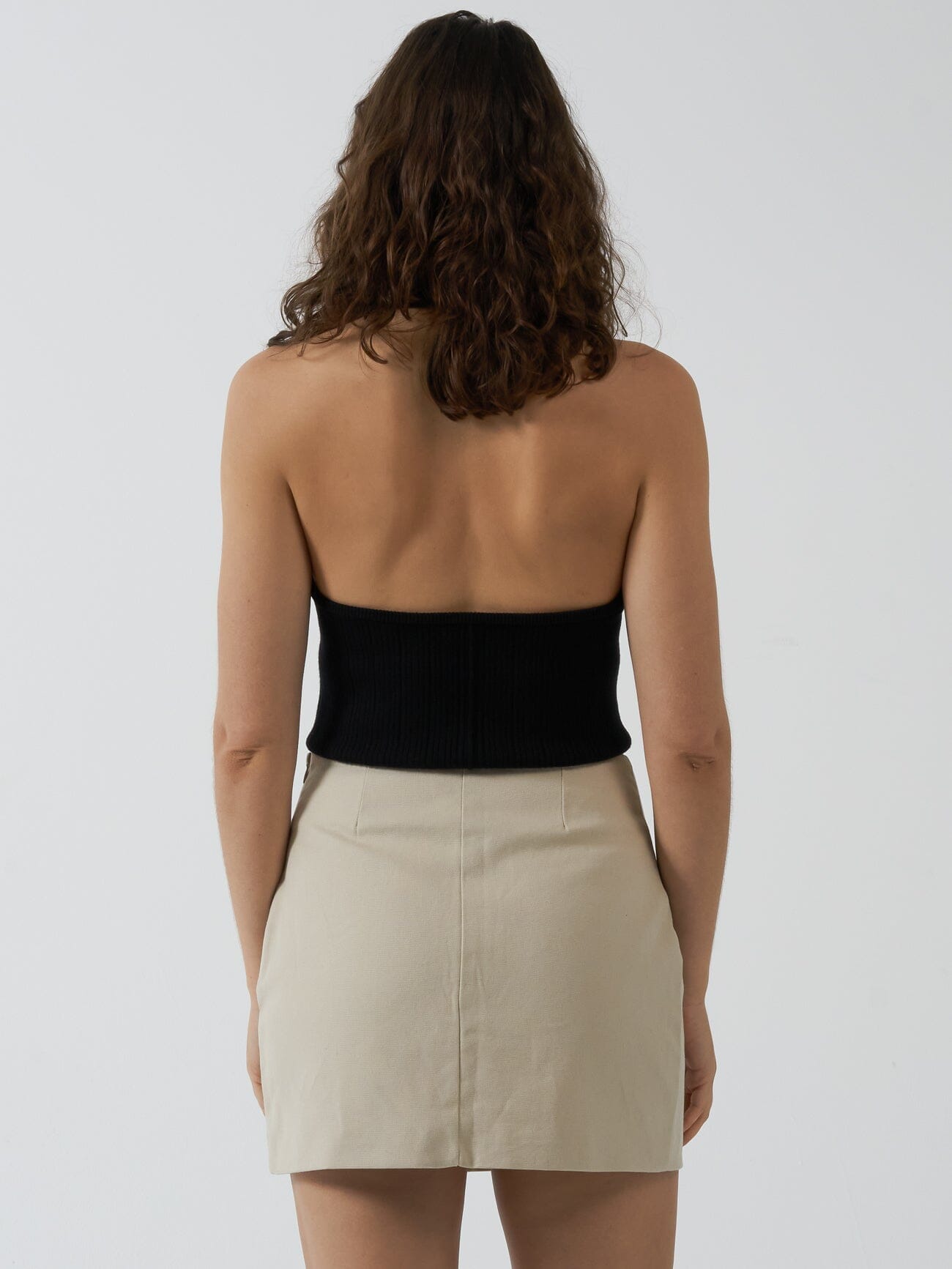 Kendal Knit Halter - Black