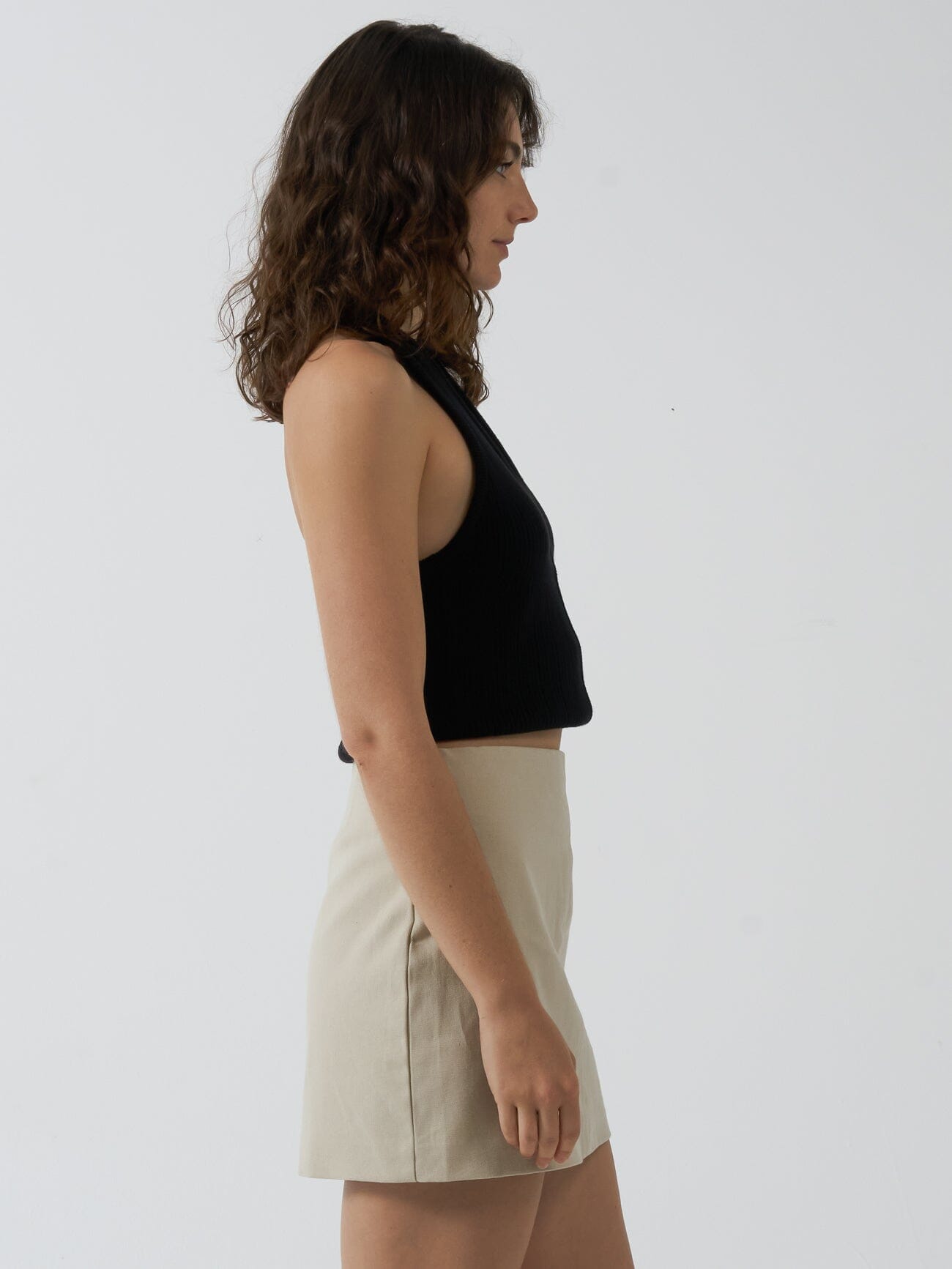 Kendal Knit Halter - Black