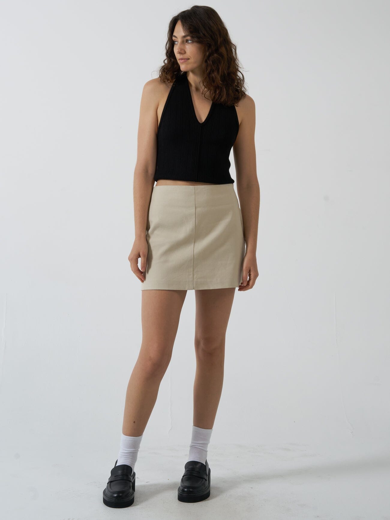 Kendal Knit Halter - Black