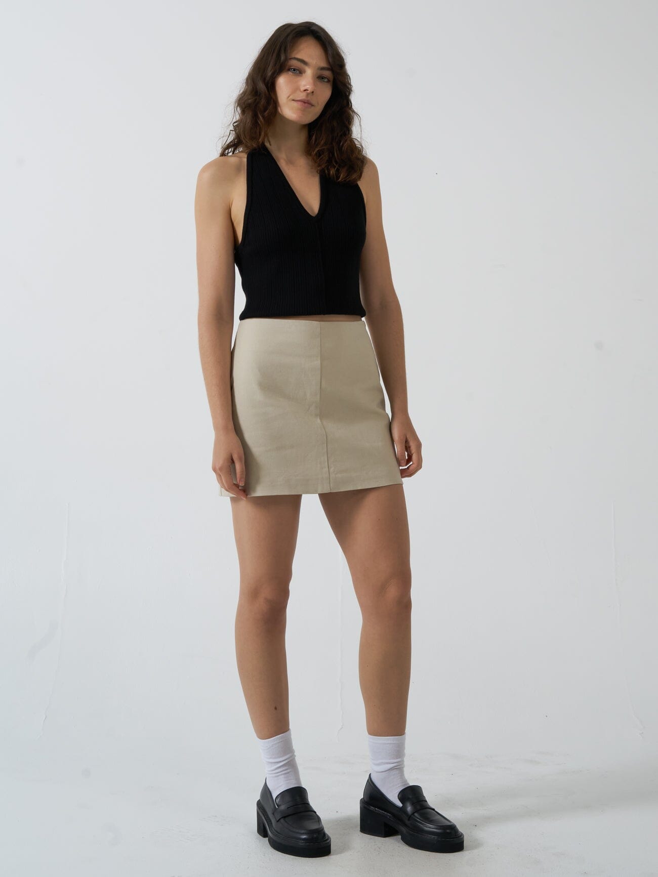 Kendal Knit Halter - Black