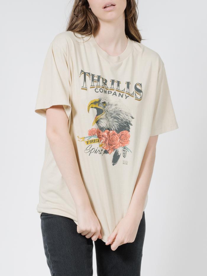 Rose Spirit Merch Tee - Thrift White