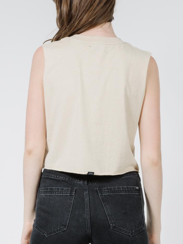Rose Spirit Crop Muscle - Thrift White
