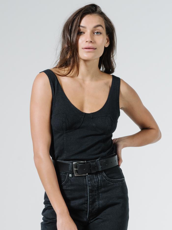 Bodice Tank - Black