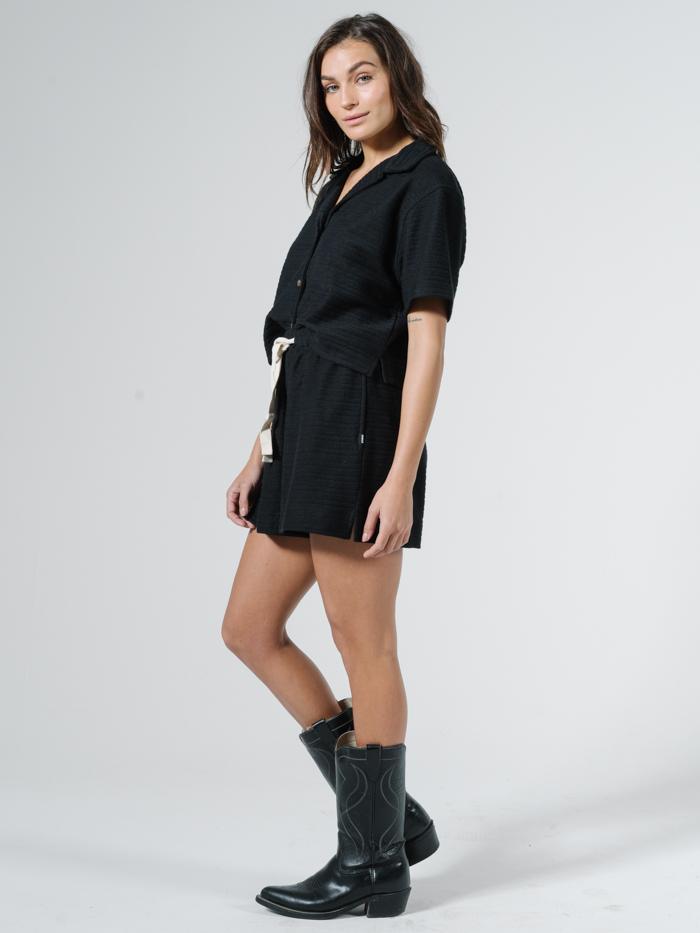 Terry Field Short - Black