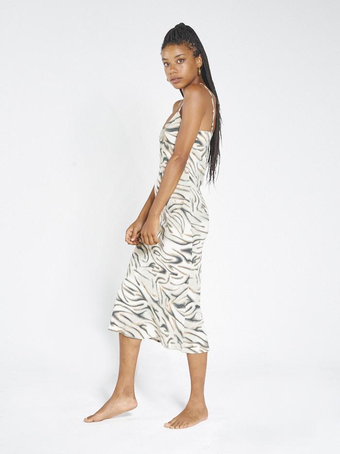 Warped Dress - Thrift White