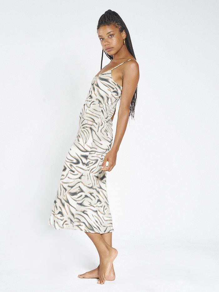 Warped Dress - Thrift White