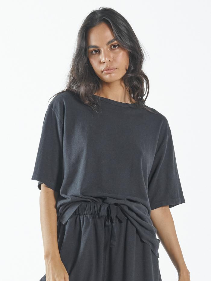 Hemp Box Tee - Black