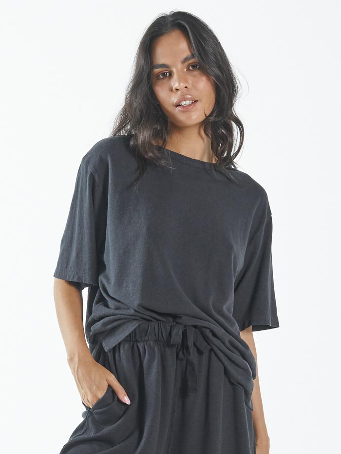 Hemp Box Tee - Black