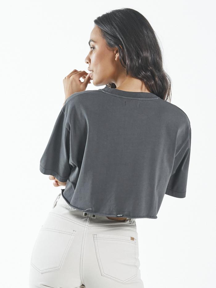 Brigade Super Crop Tee - Merch Black