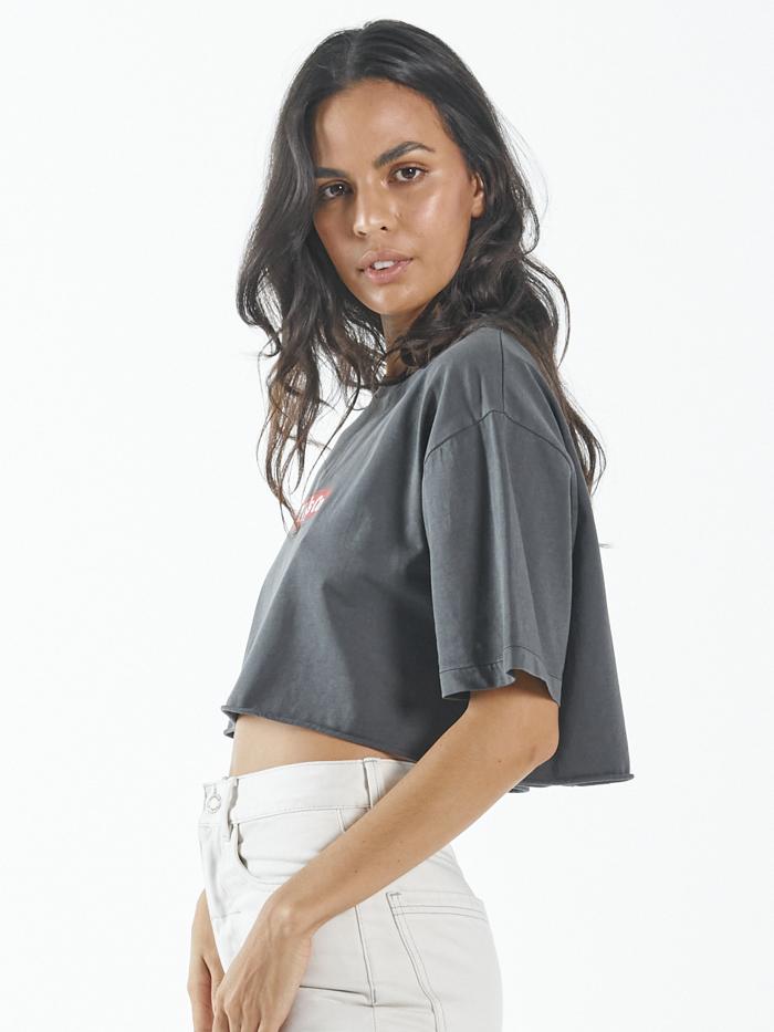 Brigade Super Crop Tee - Merch Black