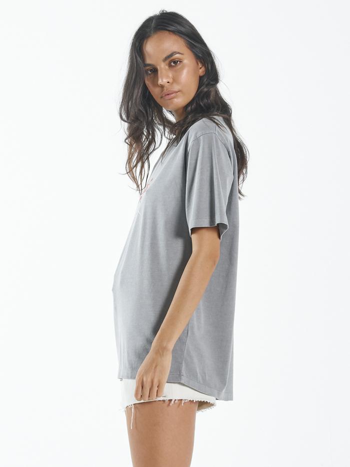Shocker Merch Fit Tee - Washed Grey