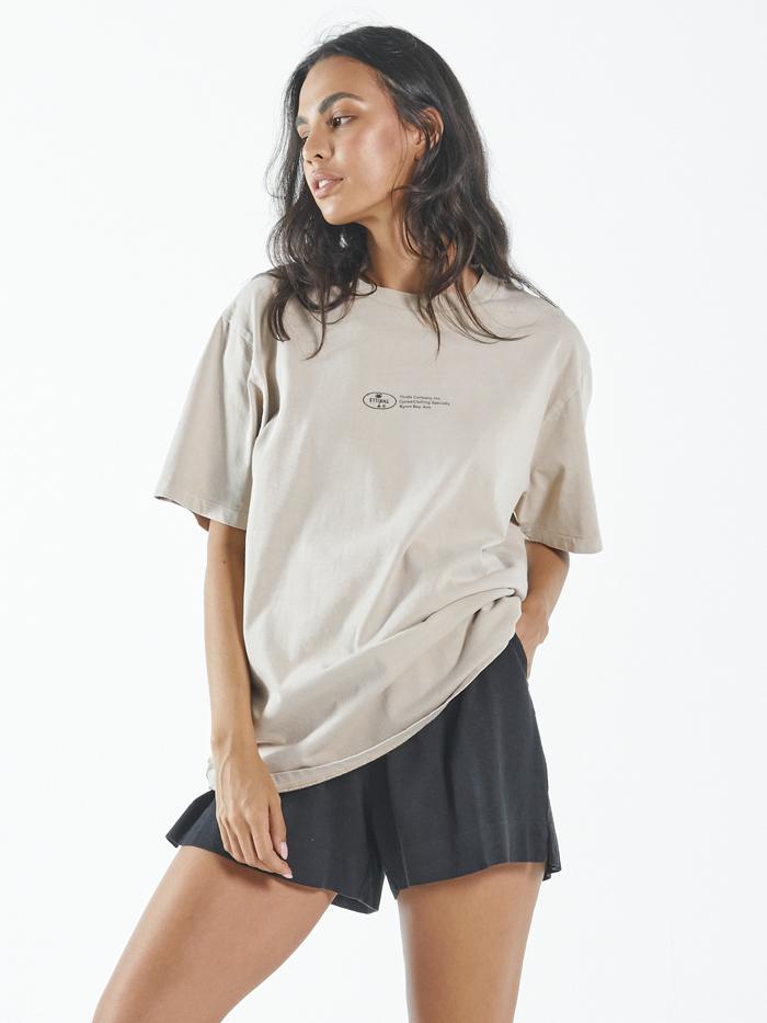 Company Alignment Merch Fit Tee - Aged Tan