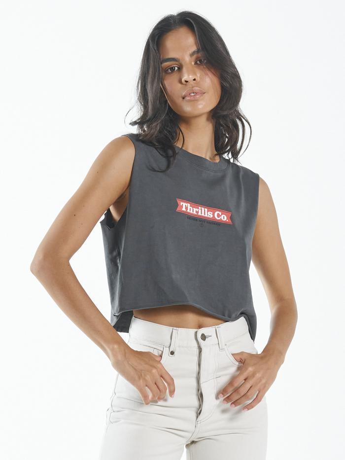 Brigade Crop Muscle - Merch Black