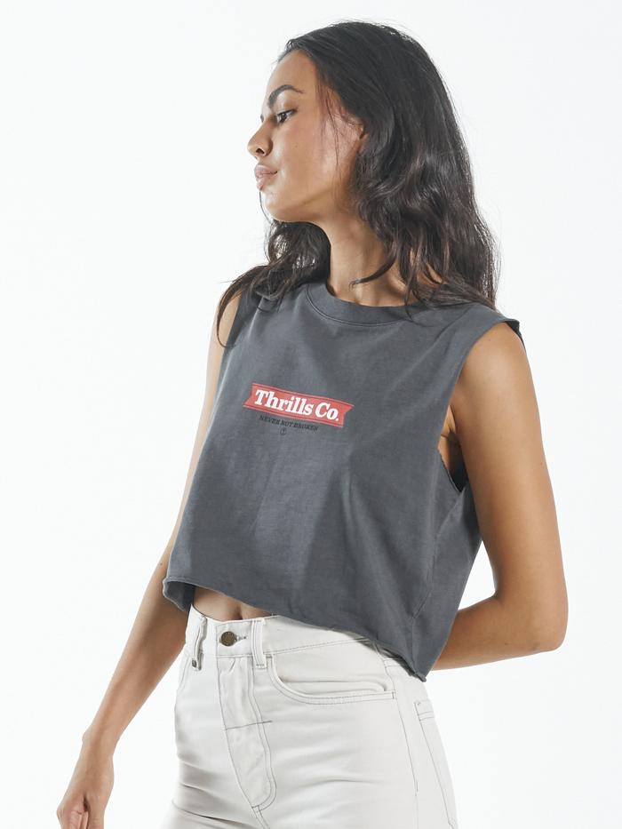 Brigade Crop Muscle - Merch Black