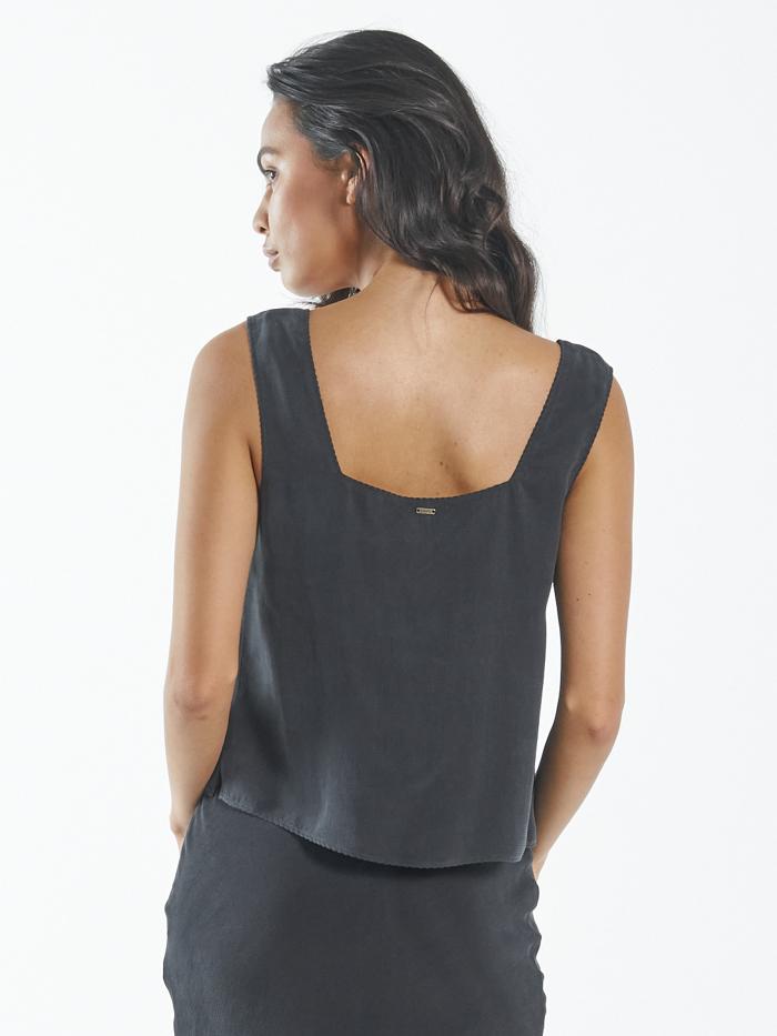 Harriet Square Camisole - Antique Black