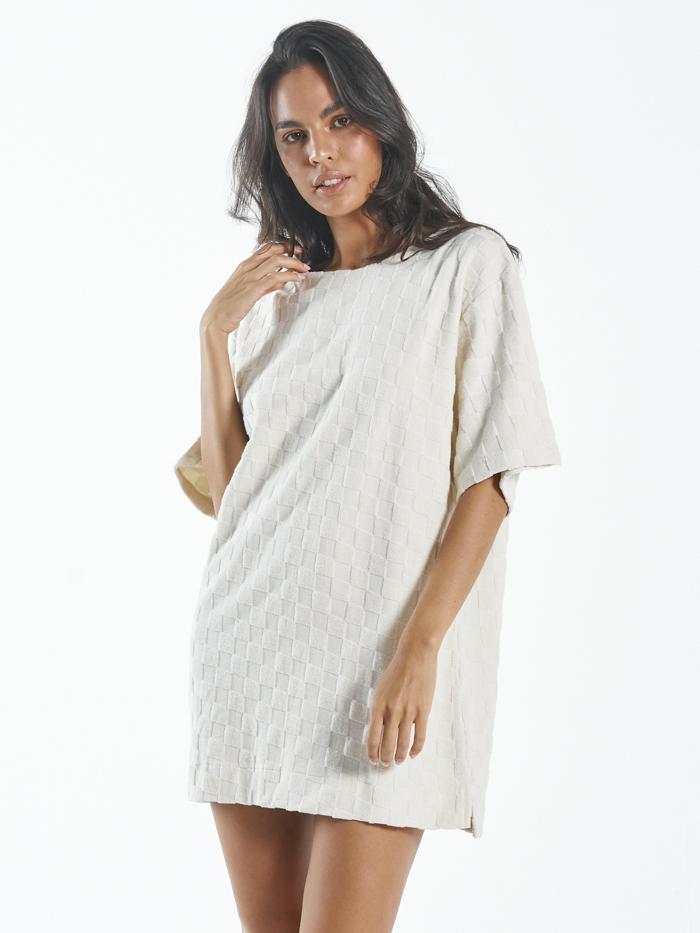 Aalto Terry Dress - Unbleached