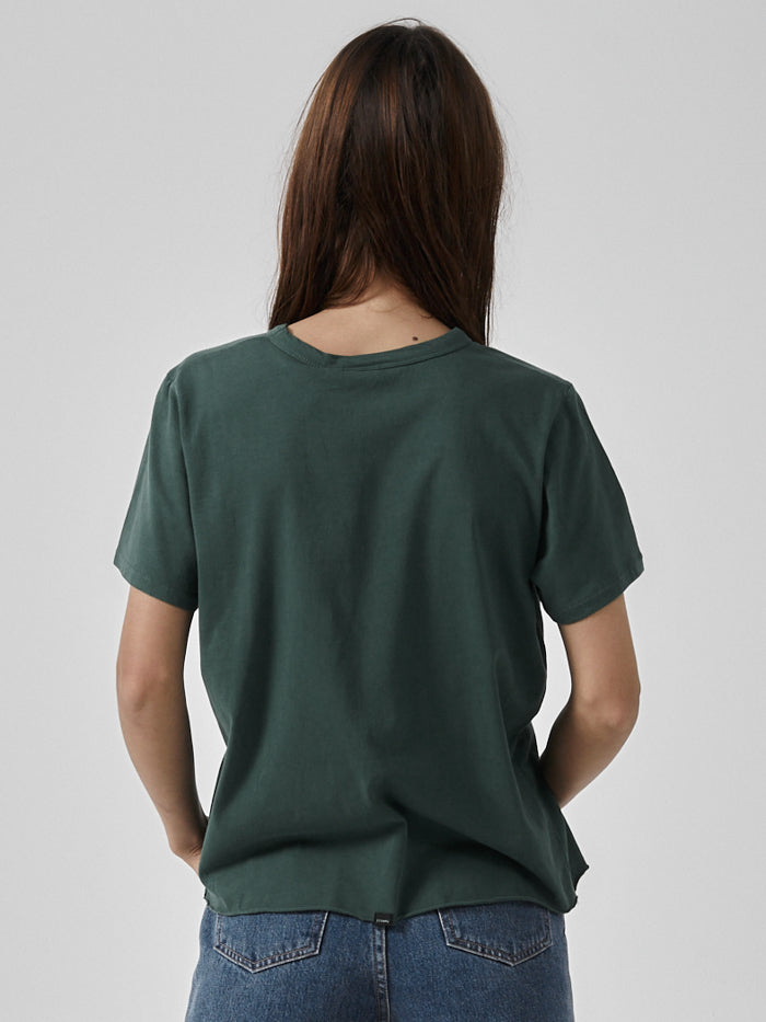 Minimal Thrills Relaxed Tee - Mallard Green