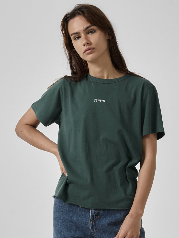 Minimal Thrills Relaxed Tee - Mallard Green