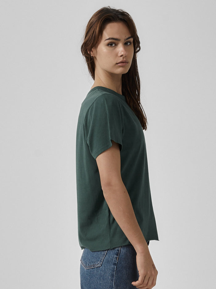 Minimal Thrills Relaxed Tee - Mallard Green