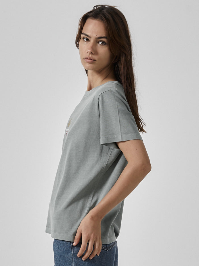 Golden Paradise Relaxed Tee - Sea Glass