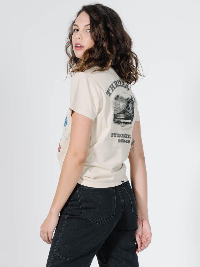 Electric Eagle Band Tee - Thrift White