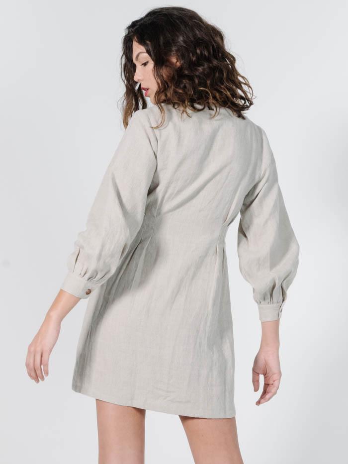 Chrissy LS Dress - Oat