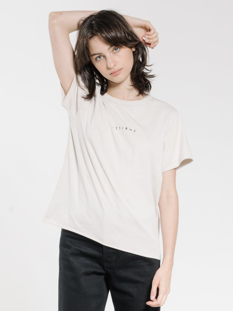 Minimal Thrills Relaxed Tee - Cement