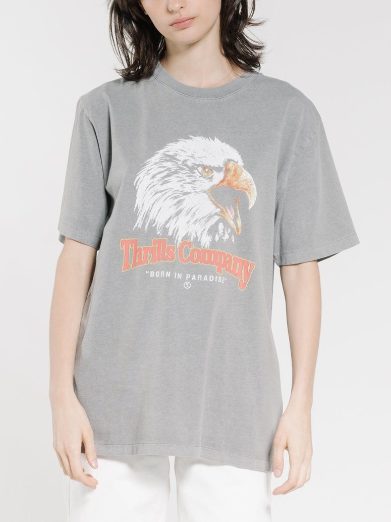 Pierce Merch Fit Tee - Washed Grey