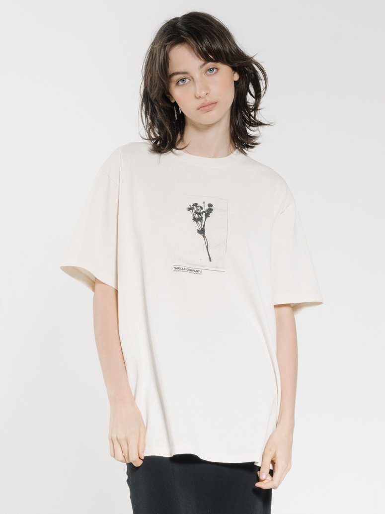 Posy Merch Fit Tee - Heritage White