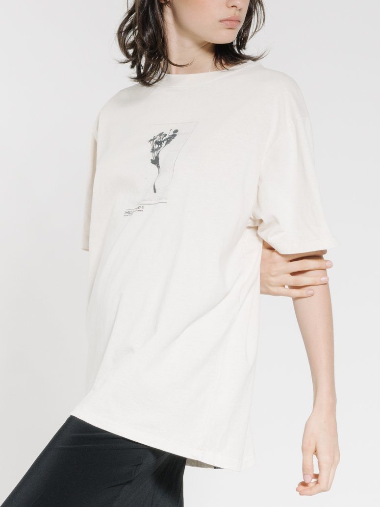 Posy Merch Fit Tee - Heritage White