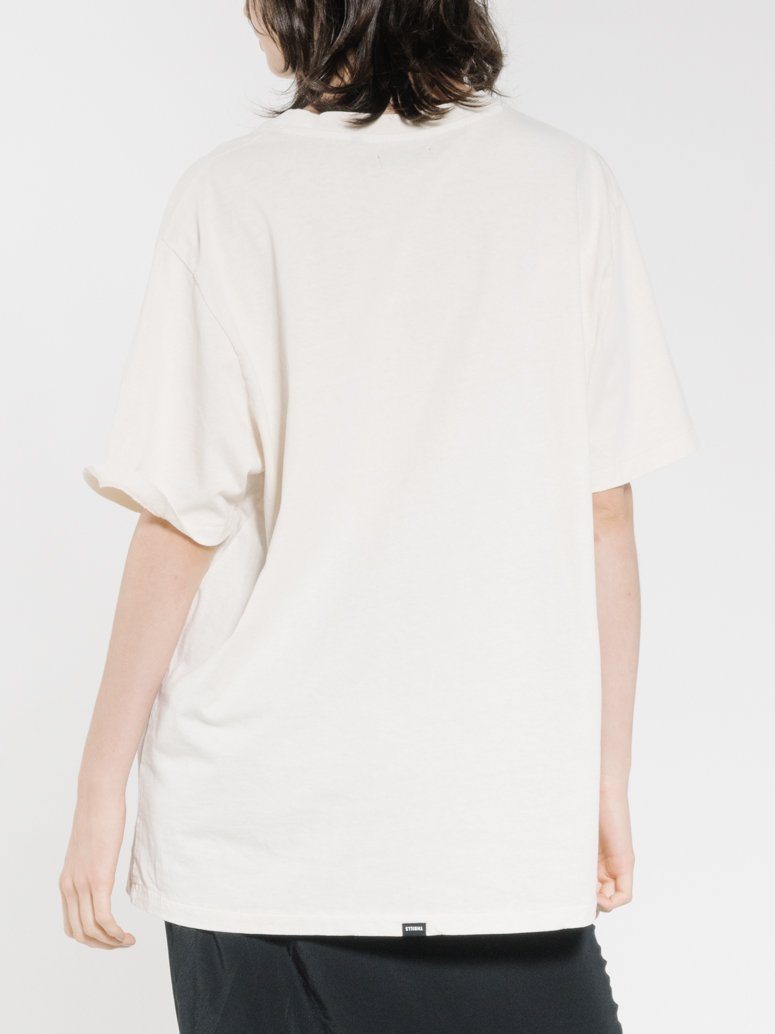 Posy Merch Fit Tee - Heritage White