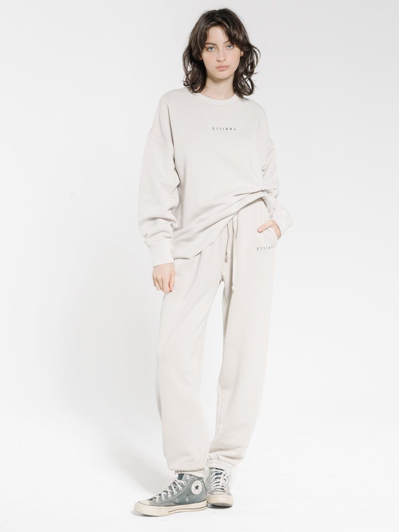 Minimal Thrills Slouch Crew - Cement