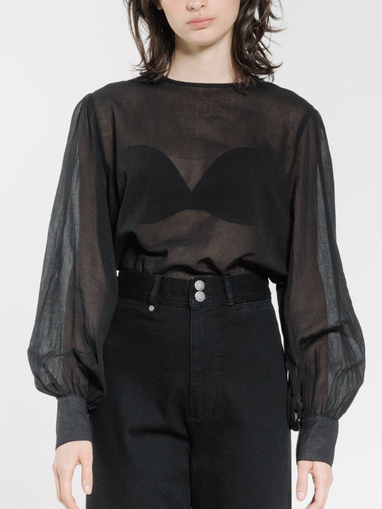 Refrain Blouse - Black