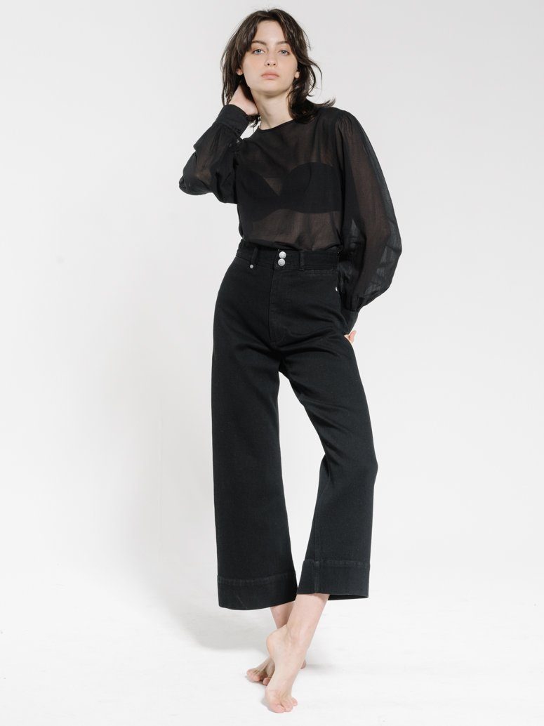 Refrain Blouse - Black
