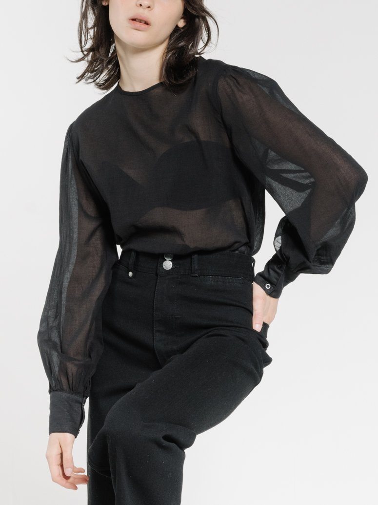 Refrain Blouse - Black