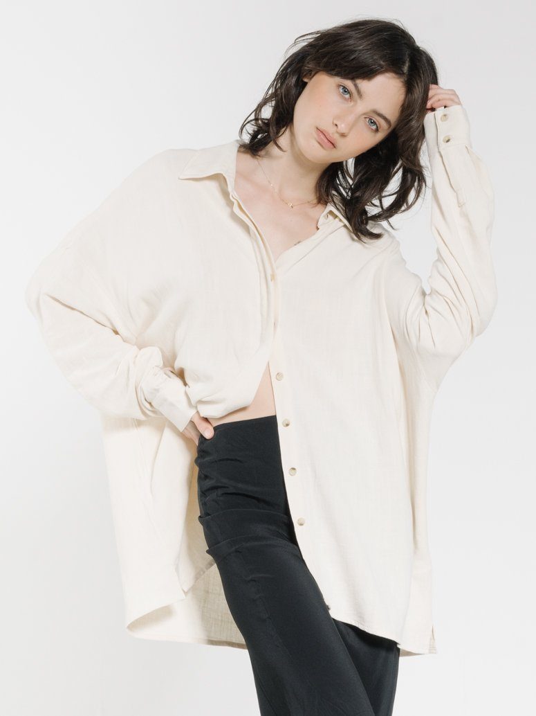 Olive Shirt - Ivory