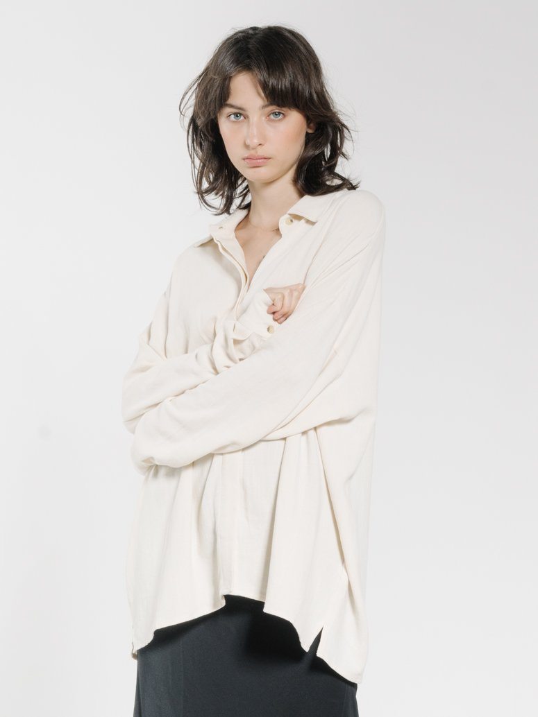 Olive Shirt - Ivory