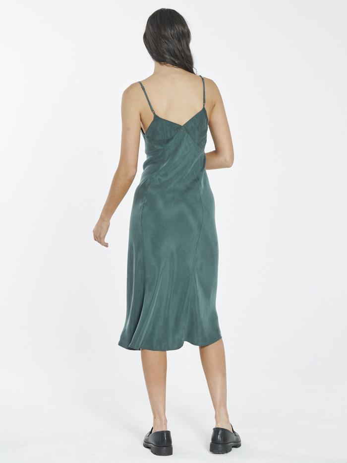 Chateau Slip Dress - Vintage Teal