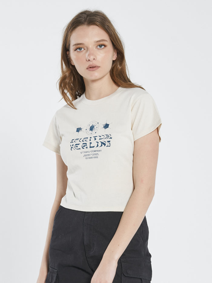 Spiritual Healing Mini Tee - Unbleached