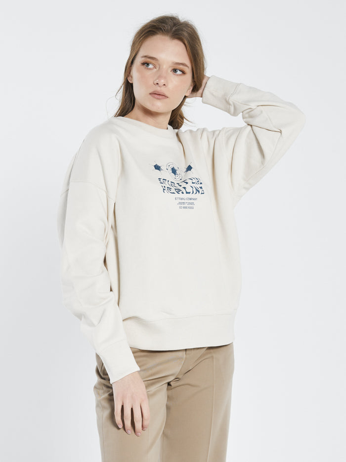 Spiritual Healing Slouch Crew - Unbleached