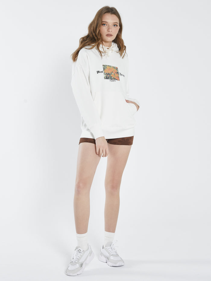 Plant Therapy Fleece Hood - Unbleached